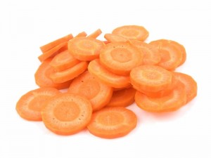 Karottenscheiben rot