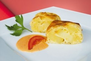 Kartoffelstrudel (Strudelteig)