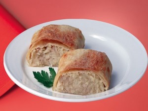 Krautstrudel o. Speck (Strudelteig)