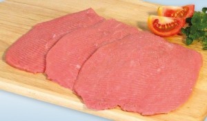 Schweine-Karreeschnitzel geblättet, natur 