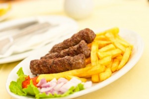 Cevapcici gebraten