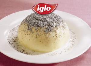 Riesen-Germknödel gekocht