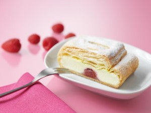 Himbeer-Topfenstrudel