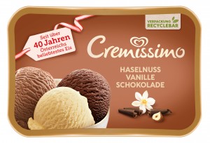 Cremissimo Haselnuss-Vanille-Schokolade