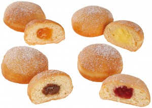 Mini-Krapfen-Mischkiste 4fach sortiert