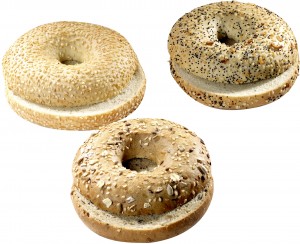 Bagel-Mischkiste vorgeschnitten 3-fach sortiert