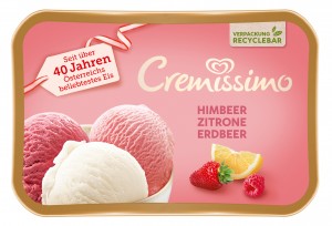Cremissimo Himbeer-Zitrone-Erdbeer