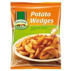 Potato Wedges, gewürzt