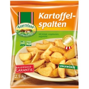 Kartoffelspalten mit Schale