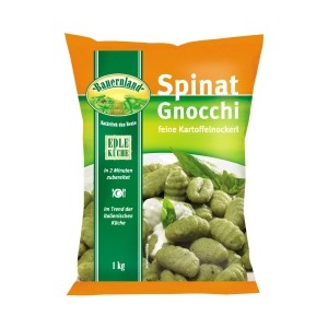 Spinatgnocchi / Kartoffelnocken