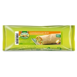 Gemüsestrudel ungebacken