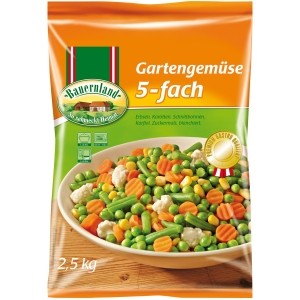 Gartengemüse 5-fach