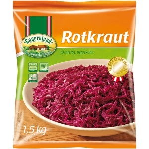 Rotkraut tischfertig