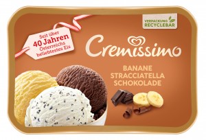 Cremissimo Banane-Stracciatella-Schokolade