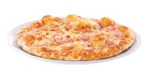 Pizza Schinken + extra Käse