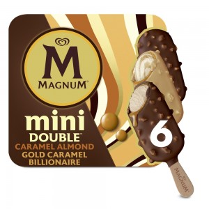 6 Magnum Mini Double Caramel Mix