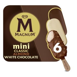 6 Magnum Mini Classic/Almond/White