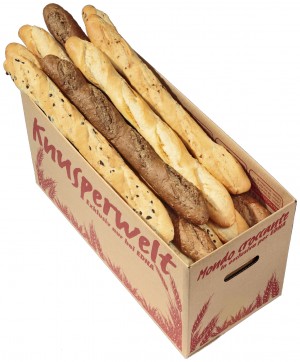 Knusper-Baguette-Kiste, 4-fach