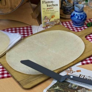 Flammkuchen-Teigboden Premium oval